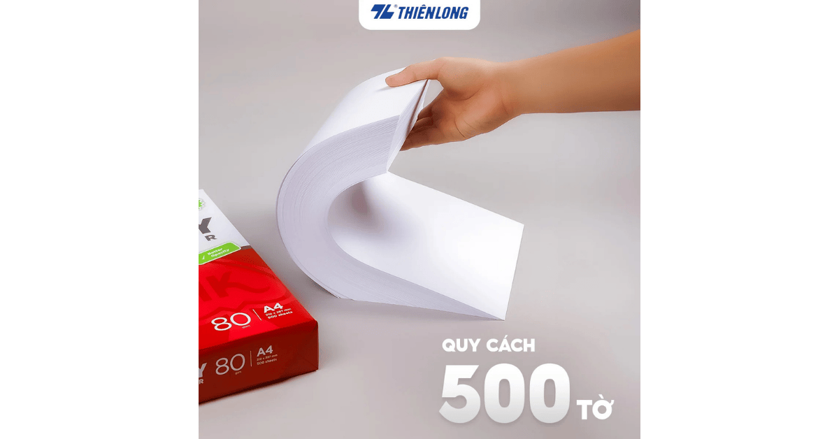 Giấy IK Copy A4/80 Thiên Long