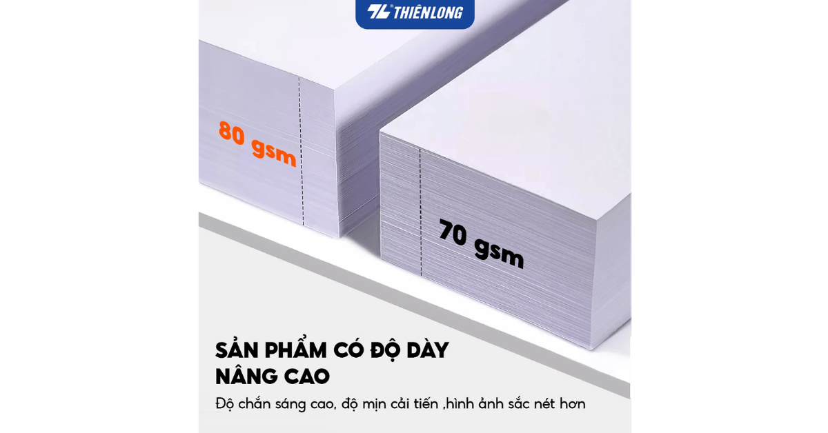 Giấy IK Copy A4/80 Thiên Long