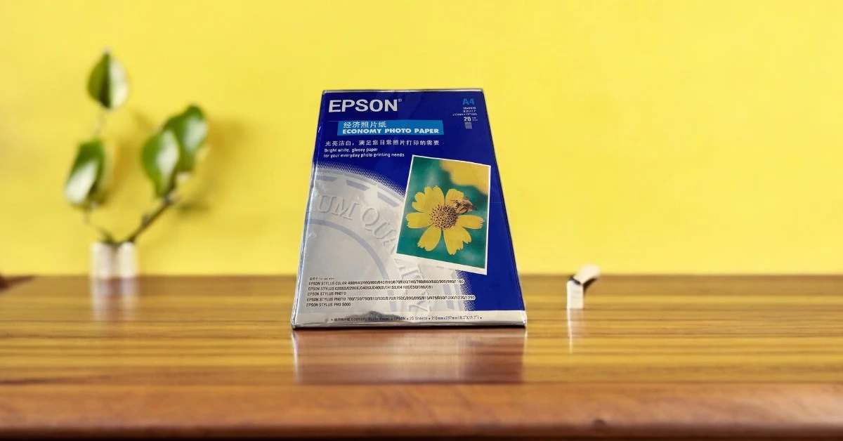 Giấy in ảnh Epson 1 mặt 210g 20 tờ/xấp