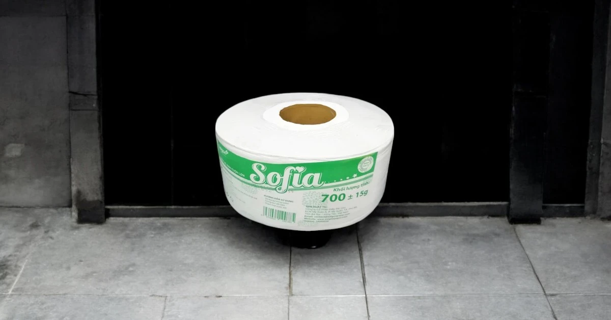 Giấy Vệ Sinh Saigon Sofia Cuộn Lớn 700g