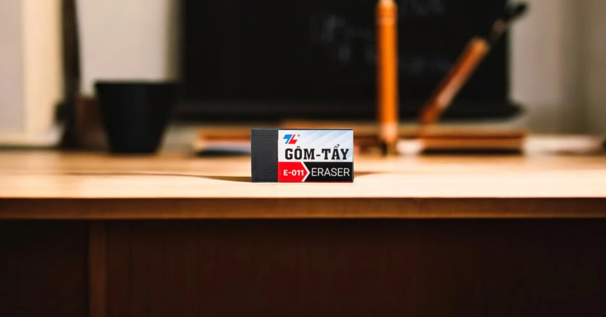 Gôm tẩy xóa chì Thiên Long E-011 đen