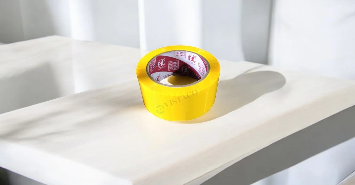Băng keo màu vàng 4.8cm 80Y 43mic
