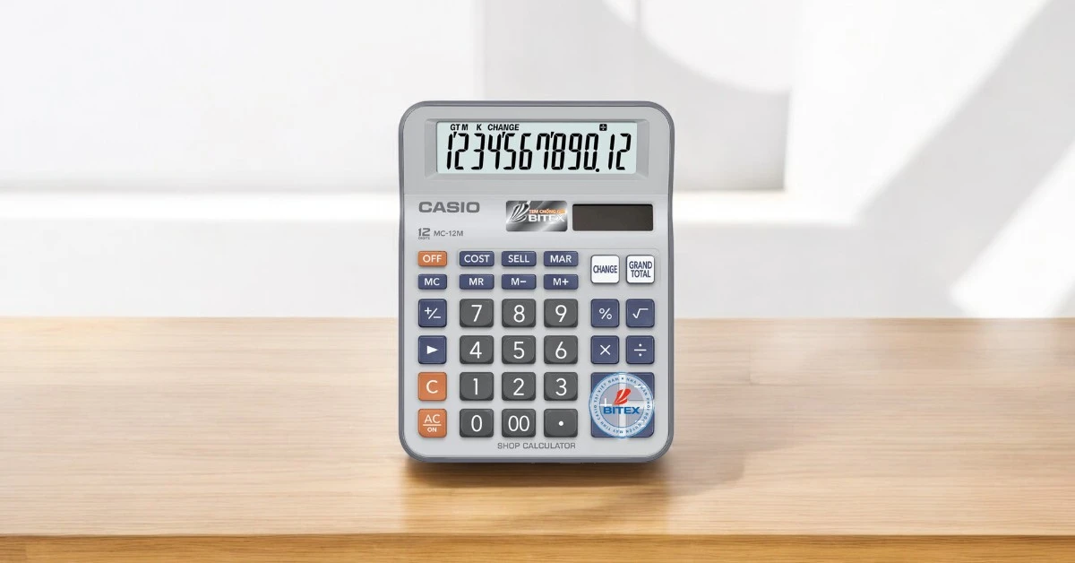 Máy tính Casio MC12M