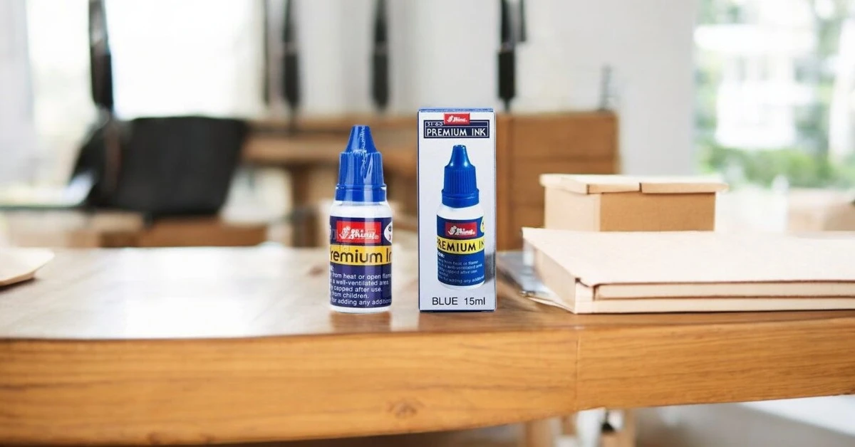 Mực dấu Shiny xanh SI-63