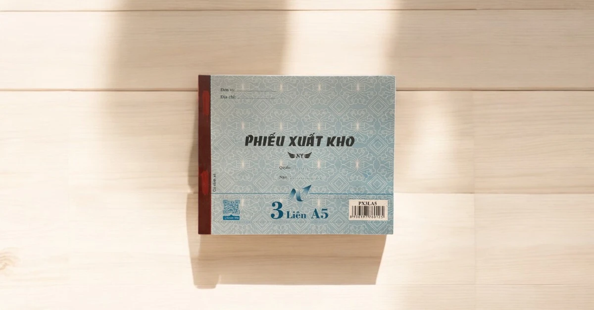 Phiếu xuất  kho 3 liên (50 bộ) 16*21