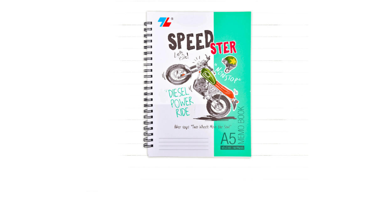Sổ lò xo A5 TL 160tr MB004 70gms