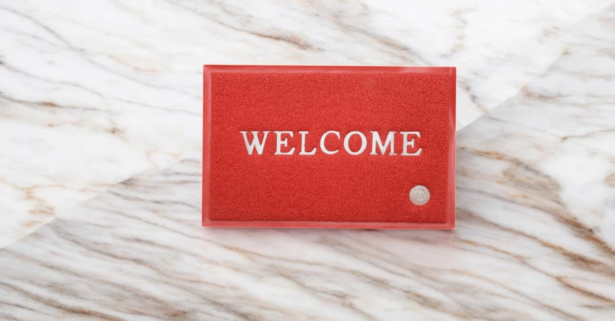 Thảm chùi chân Wellcome 50x70