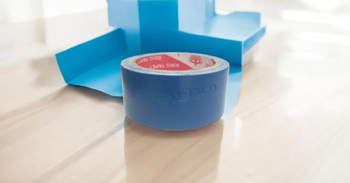 Băng keo vải 4,8cm 10 mét xanh dương