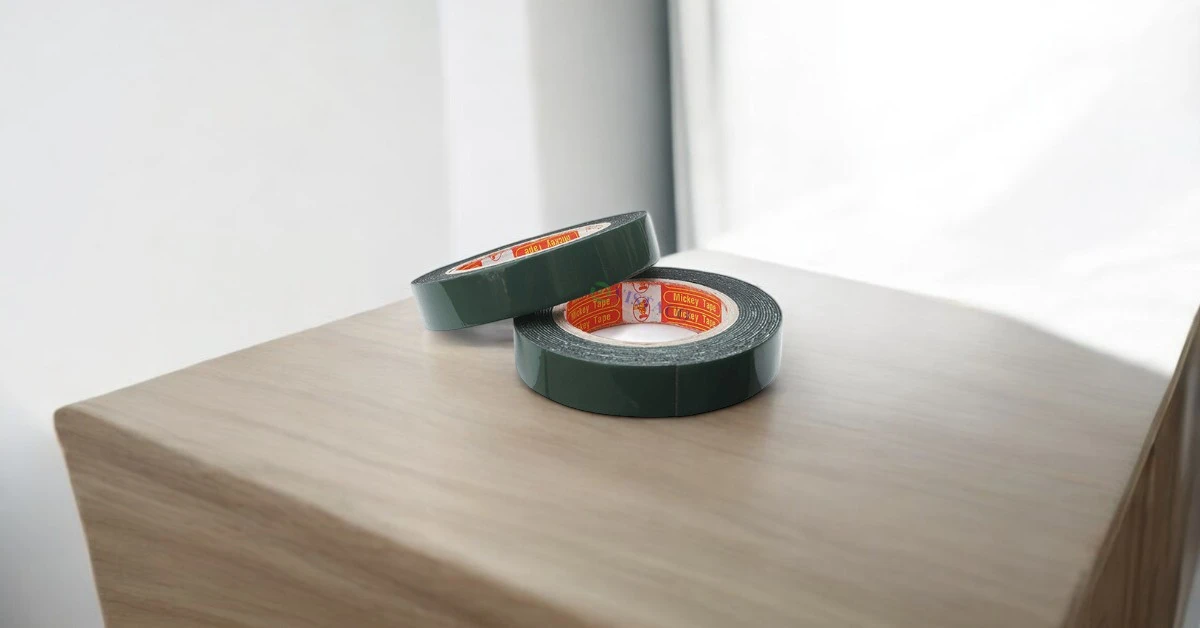 Băng keo xốp đen 2.4cm