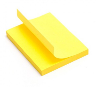Giấy notes 1.5x2 Stick on 100 tờ/xấp