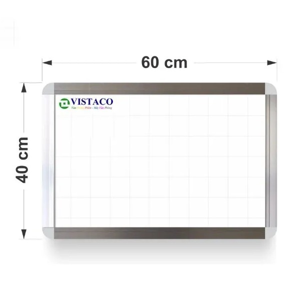 Bảng trắng Mica 40cm x 60cm cố định