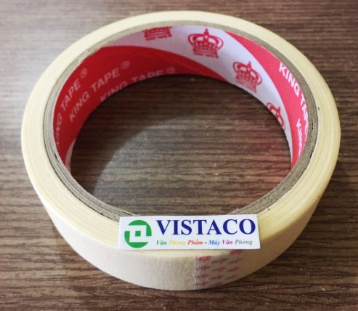 Băng keo giấy 2.4cm 18Yard ( Băng Keo Giấy Nhăn 24mm)