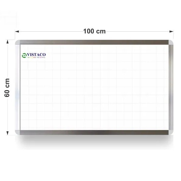 Bảng trắng Mica 60cm x 100cm cố định