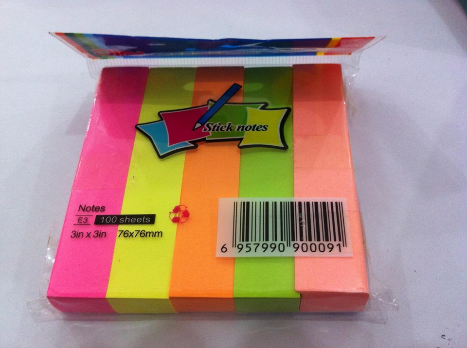 Giấy Note 5 Màu Pronoti giấy 100 tờ/xấp