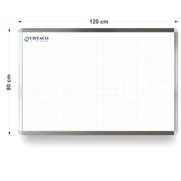 Bảng trắng Mica 80cm x 120cm cố định