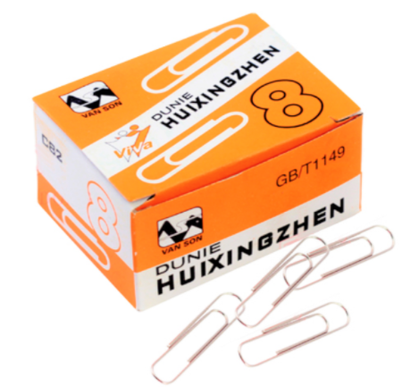 Kẹp giấy C82 48mm (tròn) 100 cái/hộp