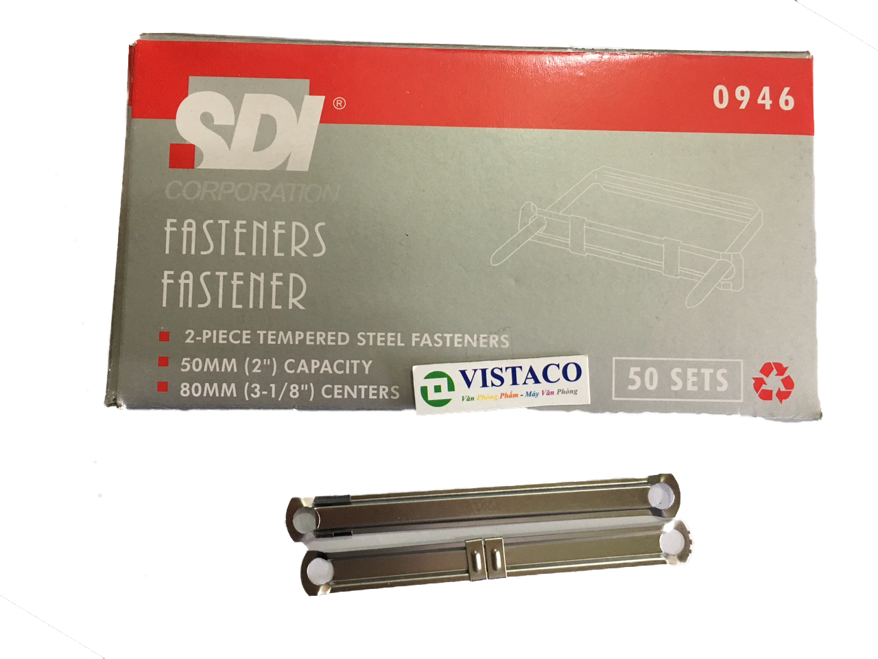 Kẹp accod sắt SDI ( Thanh nẹp giữ giấy bằng sắt )