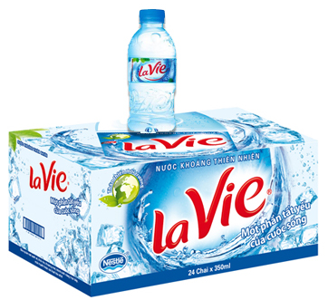 NƯỚC KHOÁNG LA VIE CHAI 350ML TH24