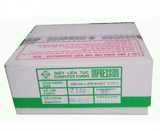 Giấy in liên tục 240x279 /2 1L (W) 1500 tờ