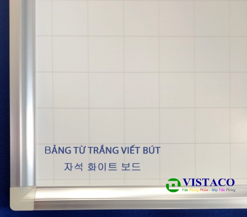 Bảng từ trắng 1.2m x 1.4m khung lớn