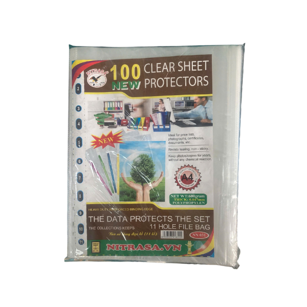 Bìa lá lỗ dày 600g