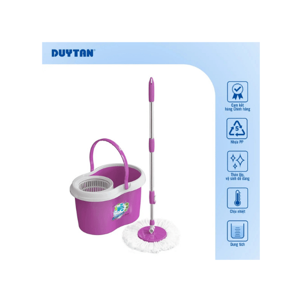 Cây lau nhà Inox 360 Duy tân