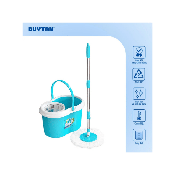 Cây lau nhà Inox 360 Duy tân