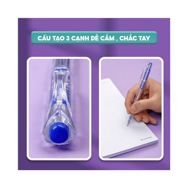 Bút bi FO-03 đen Flexoffice