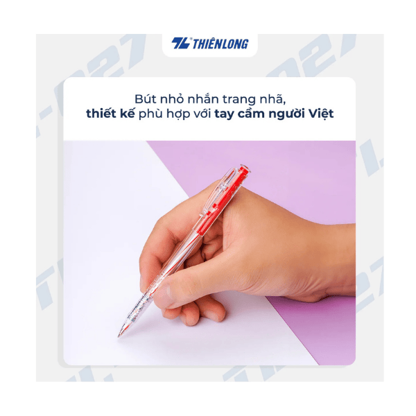 Bút bi TL027 đen Thiên Long ( Bút bi TL-027)