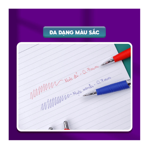 Bút bi TL047 Tango đỏ Thiên Long