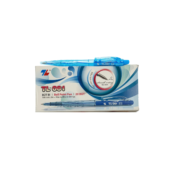 Bút bi TL061 đen Thiên Long