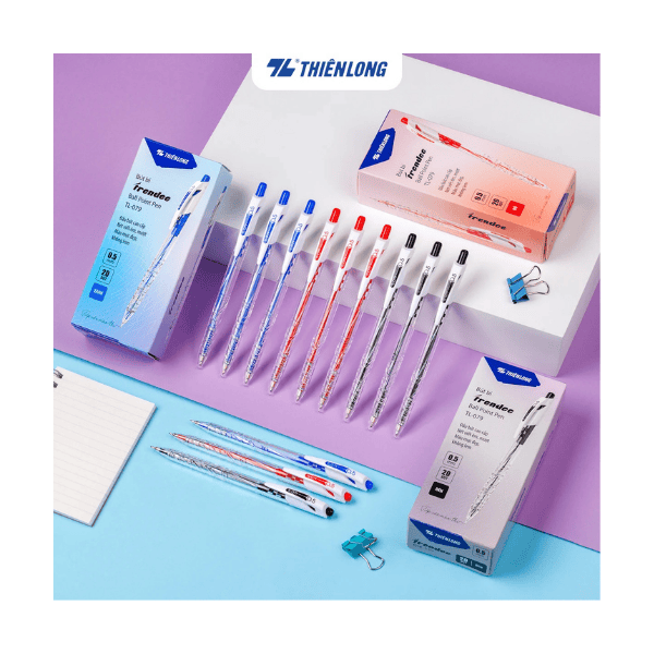Bút bi TL-079 đen Thiên Long
