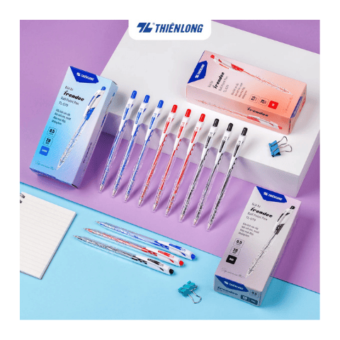 Bút bi TL-079 đỏ Thiên Long
