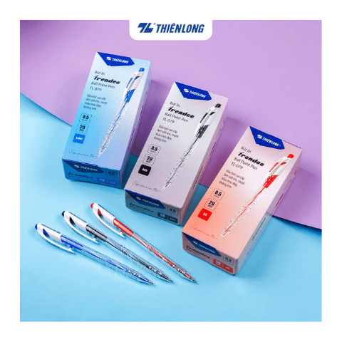Bút bi TL-079 đỏ Thiên Long