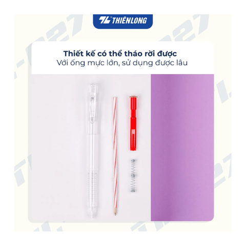 Bút bi TL027 xanh Thiên Long ( Bút bi TL-027)