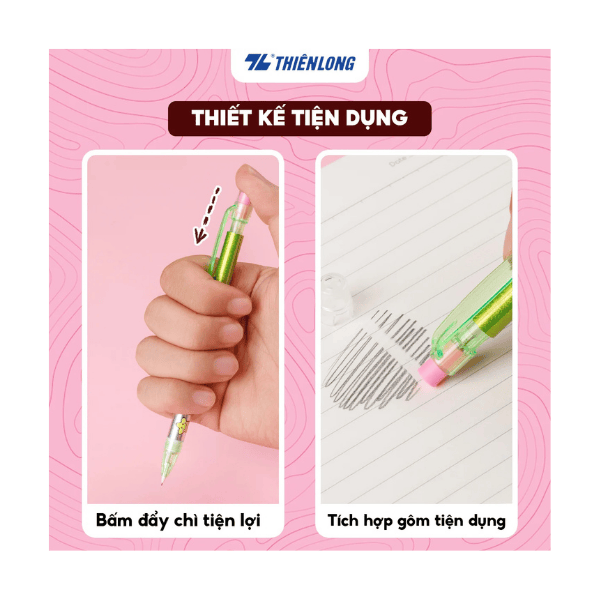 Bút chì bấm PC-018 hộp 20 ( Bút chì bấm PC-018 )