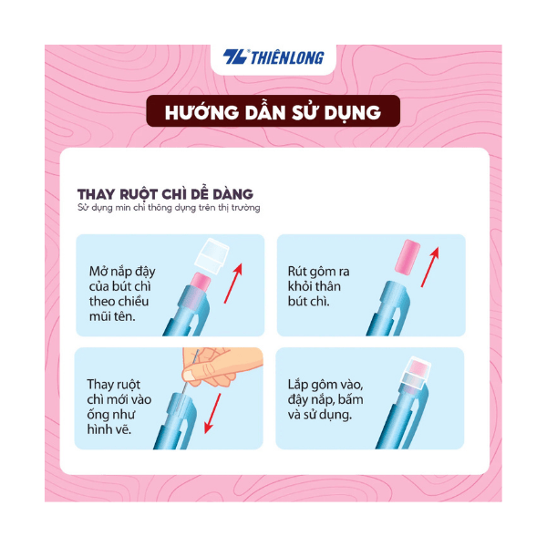 Bút chì bấm PC-018 hộp 20 ( Bút chì bấm PC-018 )