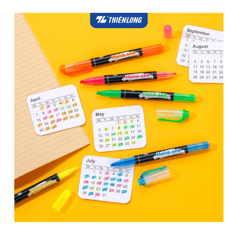 Bút dạ quang HL-03 vàng Thiên Long