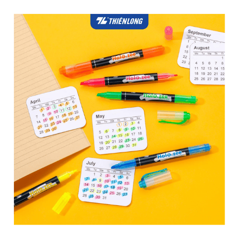 Bút dạ quang HL-03 hồng Thiên Long