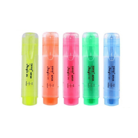 Bút dạ quang toyo hồng