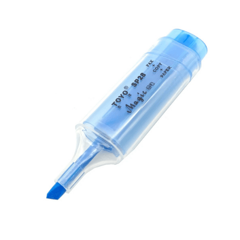 Bút dạ quang toyo xanh dương