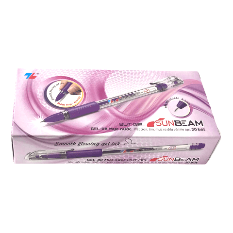 Bút Gel 08 Sunbeam tím Thiên Long hộp 20