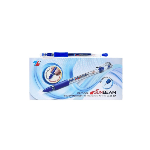 Bút Gel 08 Sunbeam  xanh Thiên Long hộp 20 ( Bút Gel TL 08 )