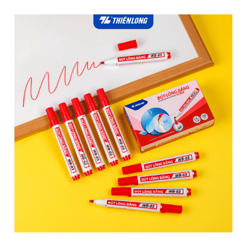 Bút lông bảng WB-03 đỏ Thiên Long