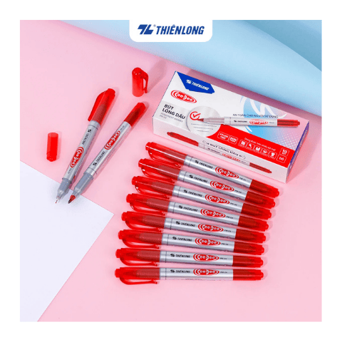 Bút lông dầu PM-04 đỏ CeeDee Thiên Long - Bút Lông Dầu PM04