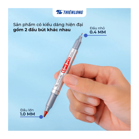 Bút lông dầu PM-04 đỏ CeeDee Thiên Long - Bút Lông Dầu PM04