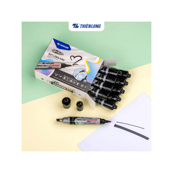 Bút lông dầu PM-09 đen Thiên Long ( Bút Lông Dầu PM09 )