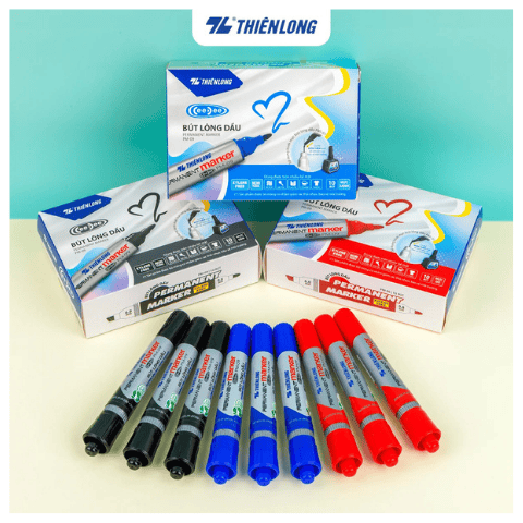 Bút lông dầu PM-09 đen Thiên Long ( Bút Lông Dầu PM09 )