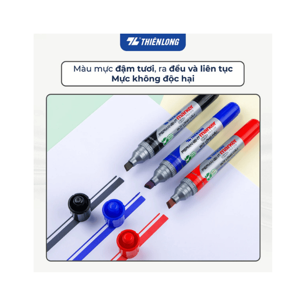 Bút lông dầu PM-09 đen Thiên Long ( Bút Lông Dầu PM09 )