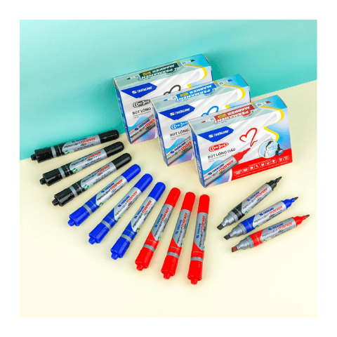 Bút lông dầu PM-09 đỏ Thiên Long